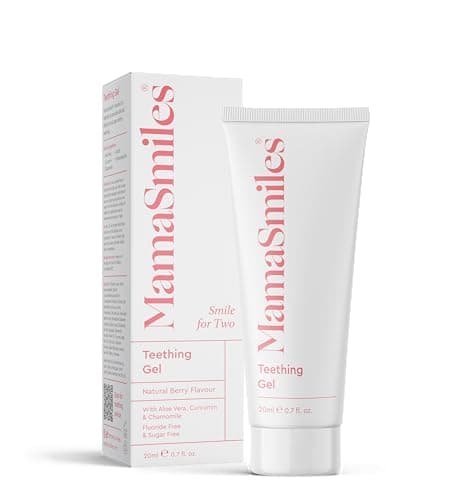 Image of MamaSmiles Baby Teething Gel - Dentist Formulated Oral Care for Babies | Fluoride & Sugar Free | Gentle Daily Care from 3 Months | Berry Flavour 20ml