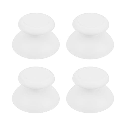 Image of VGOL 4PCS Replacement Analog Thumbsticks Compatible with Nintendo Wii U Gamepad Controller (White)
