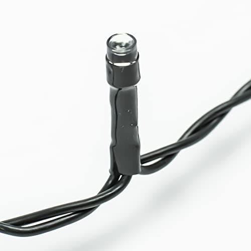 Image of Status 200-LED White String Lights, 21m Cable with 5m Lead to First Light, Indoor and Outdoor Party Fairy Chain, IP44, Green Cable (GOTHENBURG200MW6)
