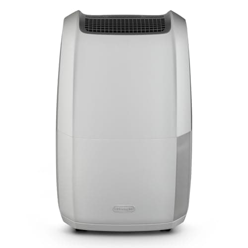 Image of De'Longhi Tasciugo AriaDry Multi - Portable Home Dehumidifier, Moisture Absorber 20L/Day, Clothes Dryer, Anti-Mold, Low Noise Level, Timer, White (DDSX220)