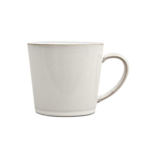 Image of Denby Natural Canvas Large Mug, Ceramic, Cream, 13 x 9.5 x 9 cm