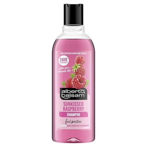 Image of Alberto Balsam Sunkissed Raspberry Shampoo - 300ml - 24HR Fragrance - Pro-Vitamin B5 - All Hair Types