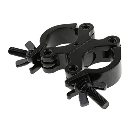 Image of Baoblaze Lights Clamp for Od 32-35mm Tube for DJ Lighting Fixtures, Using in Stage, DJ, Bar, Pub, Event, Theatre, Disco, Black