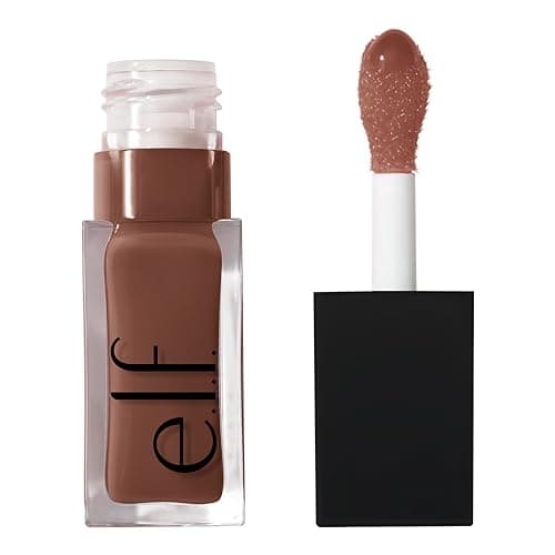 Image of e.l.f. Glow Reviver Lip Oil, Nourishing Tinted Lip Oil For A High-Shine Finish, Infused With Jojoba Oil, Vegan & Cruelty-Free, Honey Talks