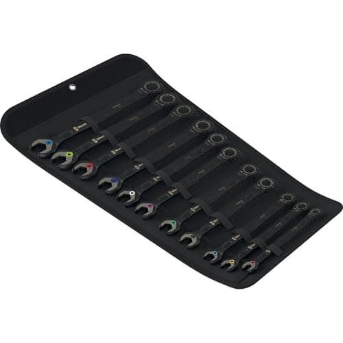Image of Wera Joker Black Edition 11-Piece Combination Ratchet Spanner Set