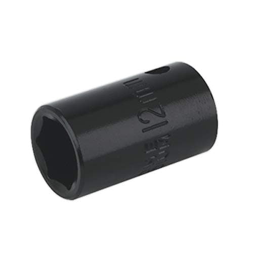 Image of Sealey Is3812 Impact Socket 12Mm 3/8Sq Drive