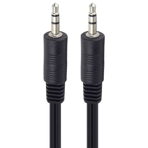 Image of PremiumCord Stereo Jack Cable 1.5 m Stereo Jack Plug to Male Aux Headset Audio Connection Cable for TV Mobile Phones MP3 HiFi Shielded Colour Black