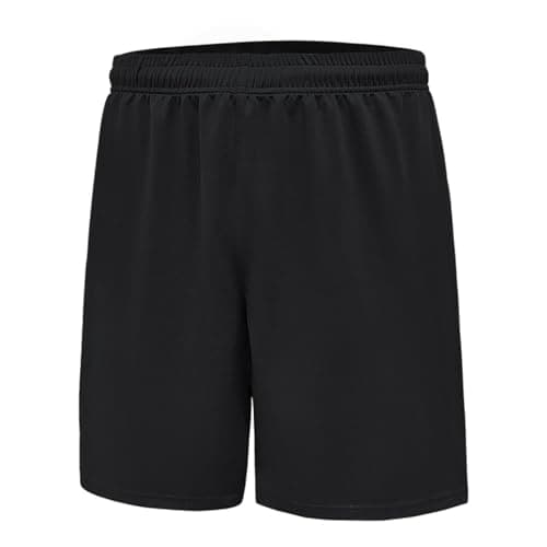 Image of Himcus Boys Quick-Dry PE Football Shorts Kids Running Sports Shorts(150,12-13 Years,Black)