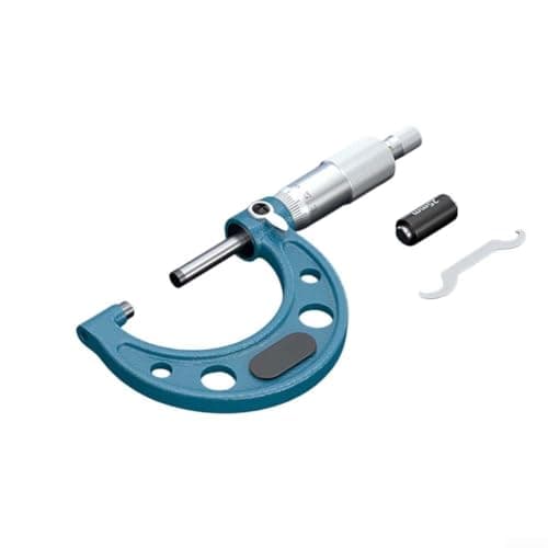 Image of Glewi Metal Fabrication Focused Outside Micrometer Set Offering 0.0001in Graduation for 0-25mm 25-50mm 50-75mm 75-100mm (25-50mm)