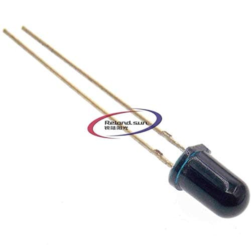 Image of 5mm 940nm 50Pcs LEDs IR Infrared Emitter + 50Pcs IR Receiver LED Diode Light Lamp for Arduino (Pack of 100Pcs) (100PCS Infrared Receiver)
