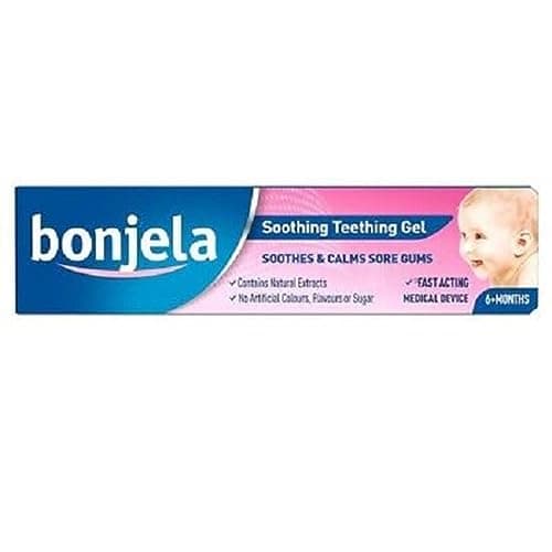 Image of Bonjela Baby Teething Gel for 6 Months+ Infants to Help Relieve Common Teething Symptoms, 15g