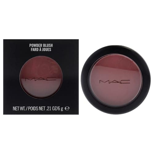 Image of MAC Blush Powder for Women, Desert Rose, desert rose-soft reddish burgundy (matte), 6g/.21 ounce