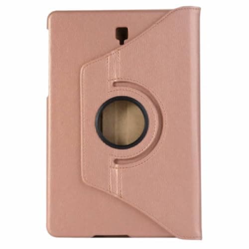 Image of 360 Rotating Leather Kickstand Case Cover For Samsung Galaxy Tab E Nook 9.6 Inch Rose Gold
