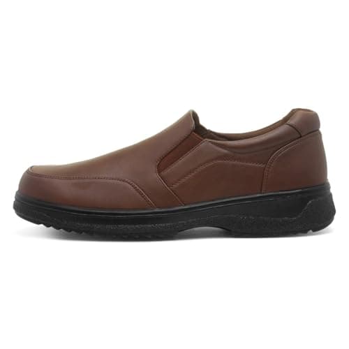 Image of Hobos Mens Brown Slip On Shoe - Size 8 UK - Brown