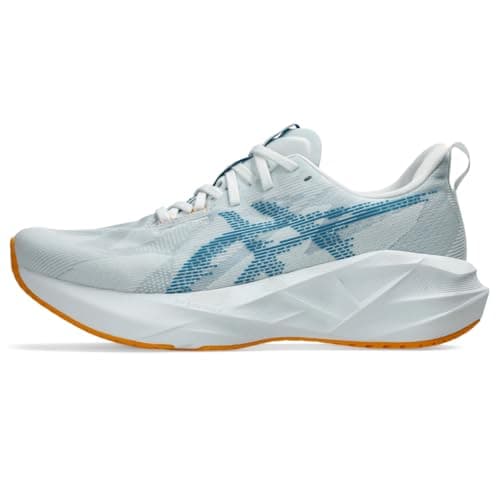 Image of ASICS Men's NOVABLAST 5 Running Shoes, Arctic Blue/Aegean Blue, 9 UK