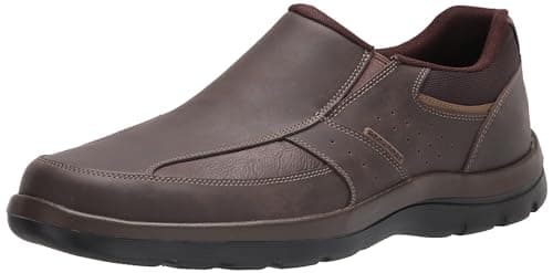 Image of Rockport Men's Gyk Slip On Shoes, 10 UK, Brown
