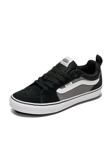Image of Vans Men's Filmore Trainers, Suede Canvas Black Pewter, 7 UK