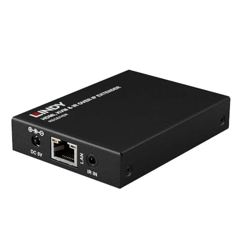 Image of Lindy HDMI, KVM & IR over IP Extender, Receiver (39321)