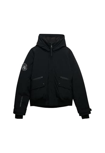 Image of Superdry City Padded Bomber Jacket S Black