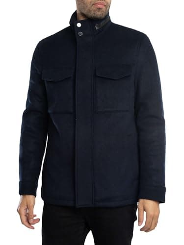 Image of Ted Baker Mens Knowl Jacket Outerwear Top Navy L