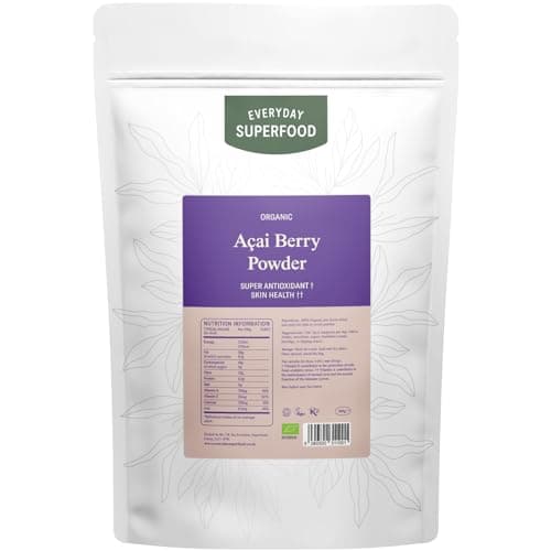 Image of Everyday Superfood Organic Acai Berry Powder 100g | Freez Dried Brazil Origin | No fillers | Use in Frozen Acai Bowl