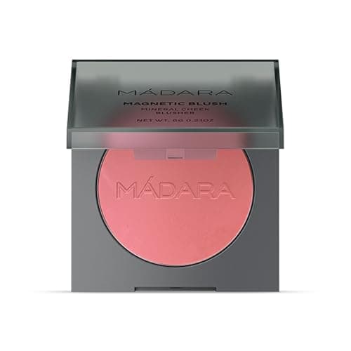 Image of MÁDARA Organic Skincare | Mineral Cheek Blusher #3 Cold Cheeks 6 g – Talc-Free Mineral Blush with Skin-Adapting Pigments, Natural Flush & Smooth Finish, Suitable for All Skin Tones