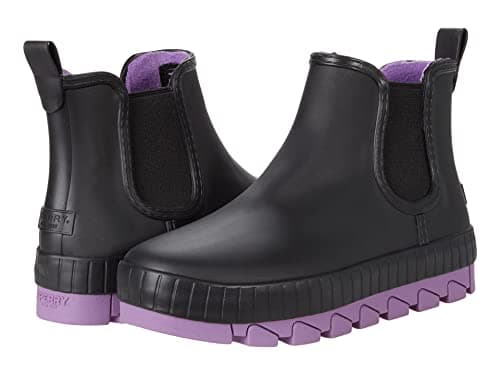 Image of Sperry Women's Torrent Chelsea Boot, Black/Purple, 9