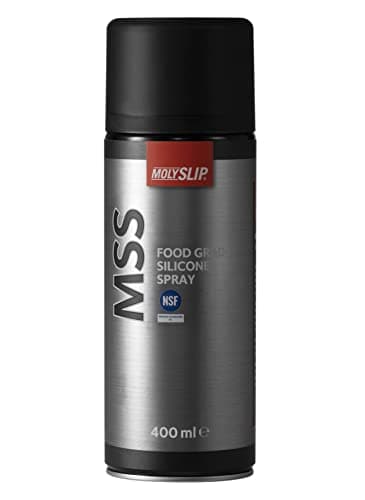 Image of Molyslip MSS Specialist Silicone Spray Lubricant 400ml Can – Multi Purpose NSF H1 Food Grade Silicone Aerosol – Anti-Stick, Water, Chemical & Heat Resistant Silicone Spray