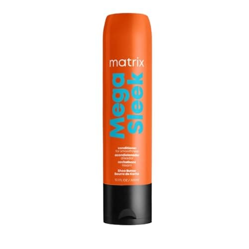 Image of Matrix Mega Sleek Smoothing Conditioner, Controls Frizz and Protects Against Humidity with Shea Butter and Ceramides, 300ml, For Coarse and Unruly Hair