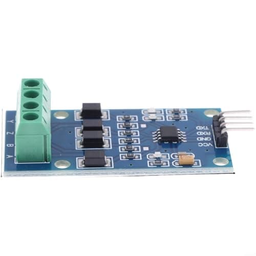 Image of HomeVortex RS422 to For TTL Signal Converter Module with MAX490 Chip, Bidirectional Full For Duplex Communication Board for Industrial Control, Compact 5.1x2.8x3cm Blue Unit