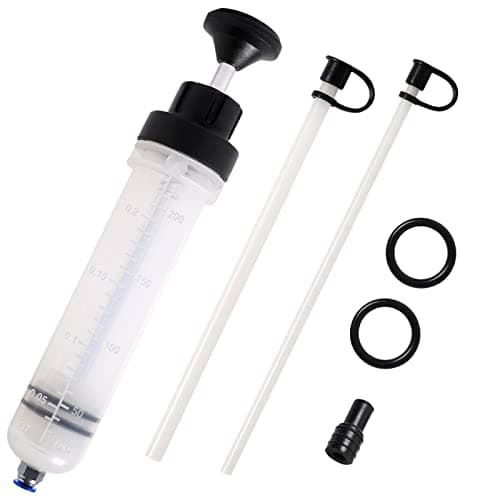 Image of LEMOTO 200cc Oil Fluid Extractor Oil Suction Syringe, Automobile Fuel Oil, Brake Fluid, Coolant, Oil Extractor, Transfer Hand Pump