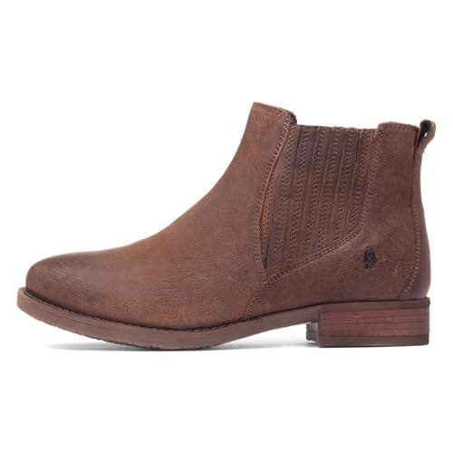 Image of Hush Puppies Women's Edith Ankle Boot, Brown, 7 UK