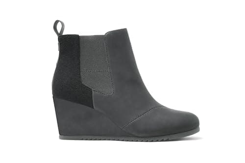 Image of TOMS Women's Bailey Ankle Boot, Gunmetal Suede, 5 UK