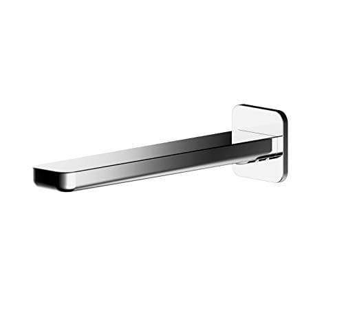 Image of Nuie WIN300 Windon Modern Bathroom Wall Mounted Bath Spout, 50mm, Chrome