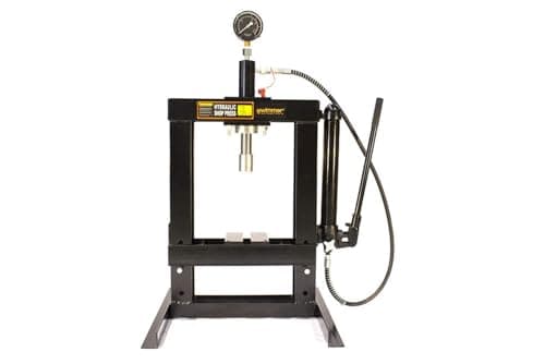 Image of 10 Ton Shop Press Floor Bench Press Plates Hydraulic Equipment w/Gauge - SP10