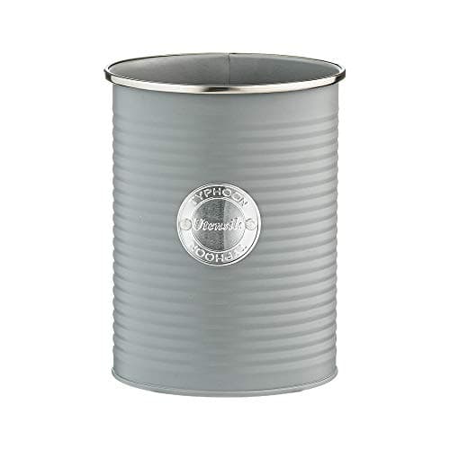 Image of EHC Utensil Holder, Utensil Rack, Storage Pot Jar, Grey, 15 x 12.5 cm