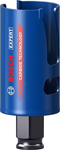 Image of Bosch 1x EXPERT Construction Material Hole Saw (for Softwood, Chipboard, Ø 38 mm, Professional Accessory Rotary Drill/Drivers)