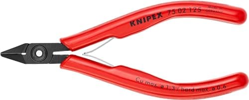 Image of KNIPEX Electronics Diagonal Cutter with Plastic Handles 125 mm, 75 02 125