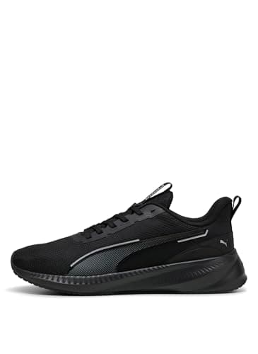 Image of PUMA Unisex Flyer Lite 3 Road Running Shoe, Puma Black Puma Black Puma Silver, 8.5 UK