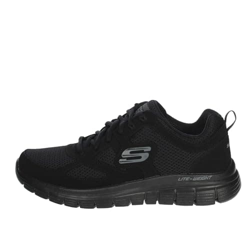 Image of Skechers Burns Agoura, Men's Low-Top Sneakers, Black, 12 UK