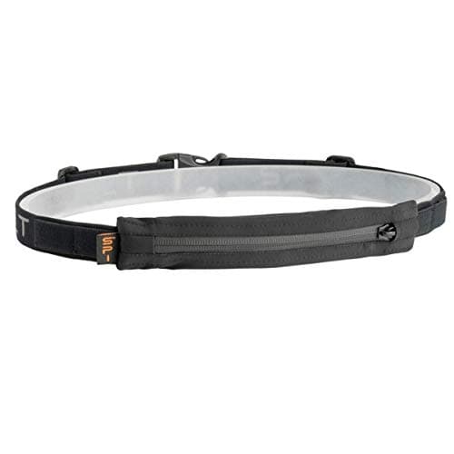 Image of SPIbelt Performance Series Running Belt - Large Pocket with Gel Loops (Black with Black Zip)