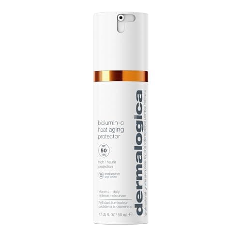 Image of Dermalogica Biolumin-C Heat Aging Protector SPF 50, Daily Face Moisturiser with Sunscreen - Defend Signs of Skin Aging, 50ml