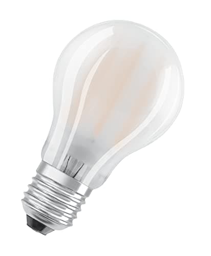 Image of OSRAM LED Base Classic A60, Frosted Filament LED Lamps Made of Glass for E27 Base, Bulb Shape, Cool White (4000K), 806 Lumen, Replaces Conventional 60W Light Bulbs, Box of 3