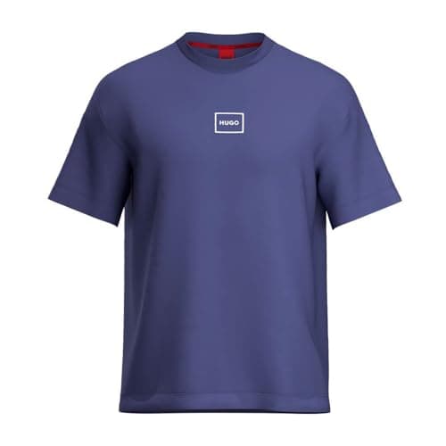 Image of HUGO Men's Laze T-Shirt 10261152 01 Loungewear, 422 Medium Blue, M