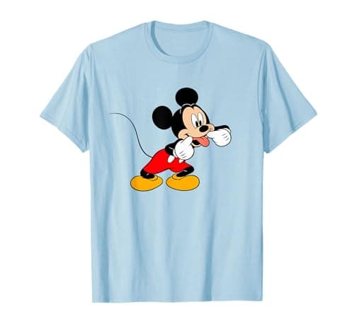 Image of Disney Mickey Mouse Silly Face T-Shirt T-Shirt