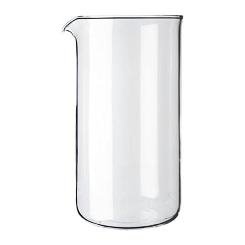 Image of Bodum Transparent Glass Spare Coffee Maker Beaker 3 Cup 0.35L (12oz) (Pack of 2)