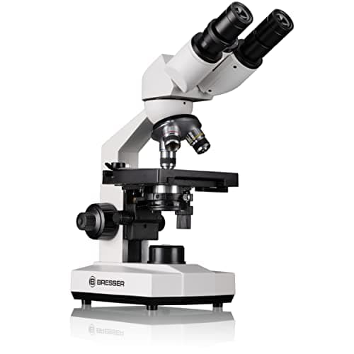 Image of Bresser Microscope Erudit Basic Bino 40-400x Binocular with Smartphone Holder