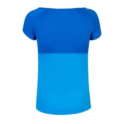 Image of Babolat Womens Poly Cap Sleeve T-Shirt Blue Aster 8