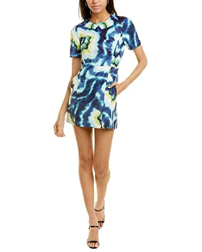 Image of French Connection Women's Whisper Light Printed Dresses, Clement Blue, 14