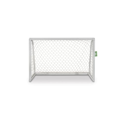 Image of EXIT Scala Aluminium Football Goal - Lightweight - Very Strong Rustproof Aluminium - Professional Football Goal - For in the Garden - Train your Football Skills - 4x2.6ft - White